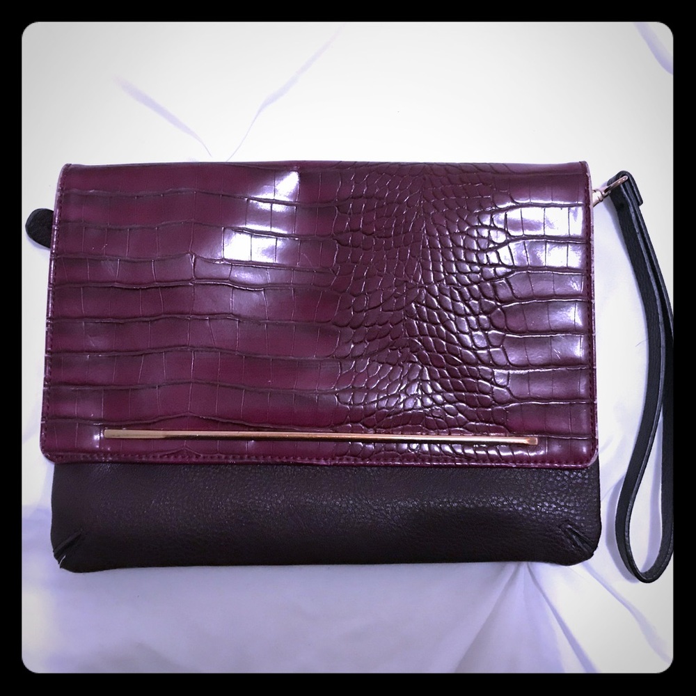 Aldo clutch/crossbody hand bag faux leather